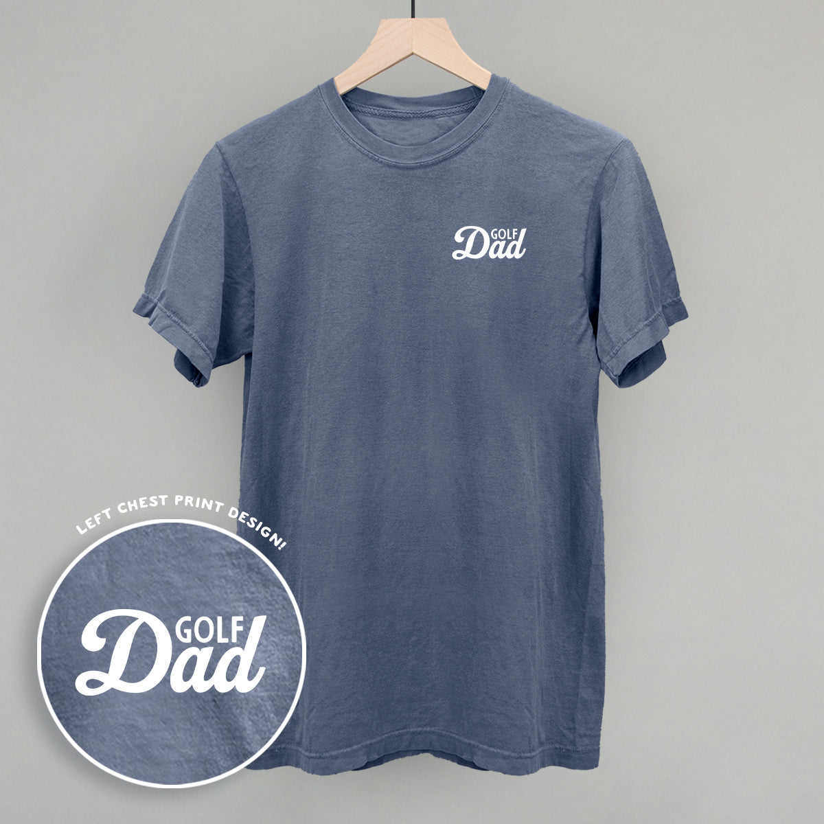 Golf Dad (White) (Left Chest)