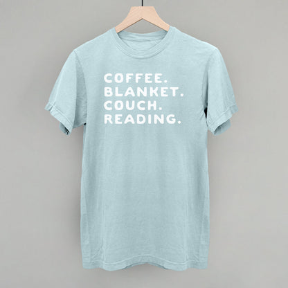 Coffee Blanket Couch Reading