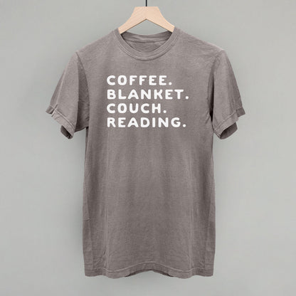 Coffee Blanket Couch Reading