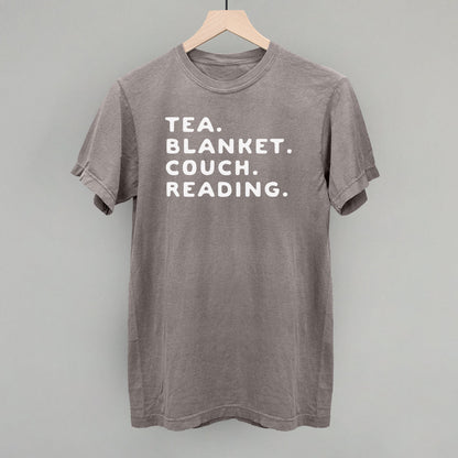 Tea Blanket Couch Reading