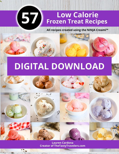 57 Low Calorie Ninja Creami Recipes-Digital Download