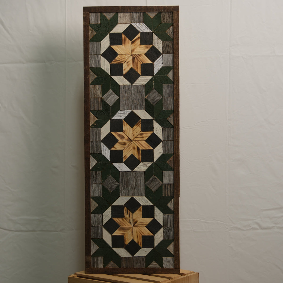 Amish-Made Barn Quilt Banner | 10.5 × 30 in