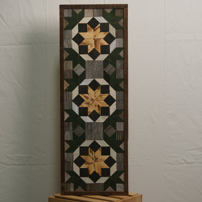 Amish-Made Barn Quilt Banner | 10.5 × 30 in