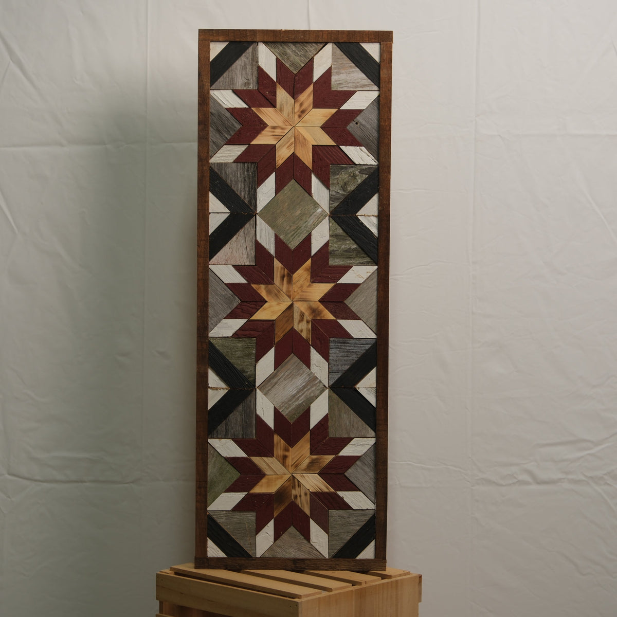 Amish-Made Barn Quilt Banner | 10.5 × 30 in