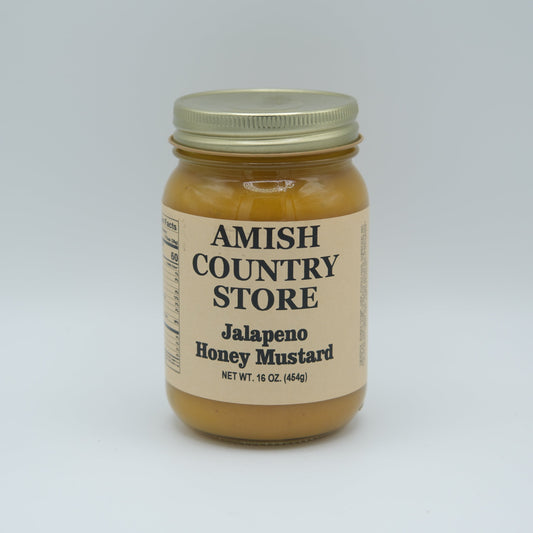 Jalapeño Honey Mustard | Sweet Heat Country Mustard | 16 oz