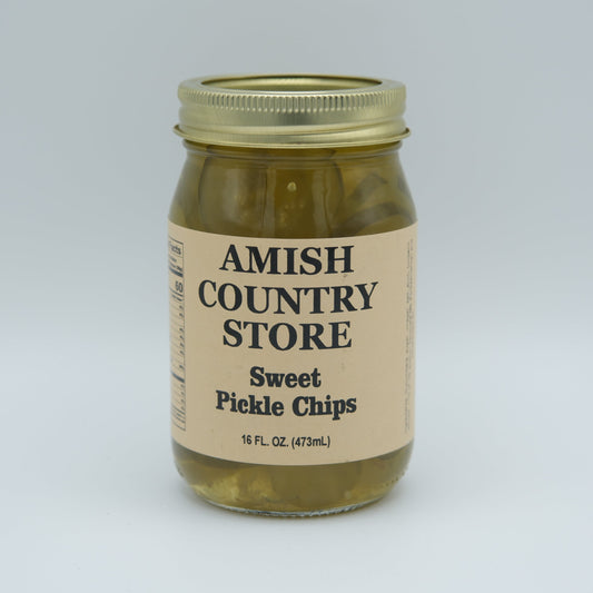 Sweet Pickle Chips | Sweet & Crunchy Coin-Cut Pickles | 16 oz