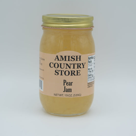 Pear Jam | Light Old-Fashioned Fruit Spread | 19 oz