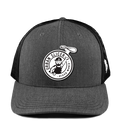 Snap Back Hat - CHARCOAL/BLACK