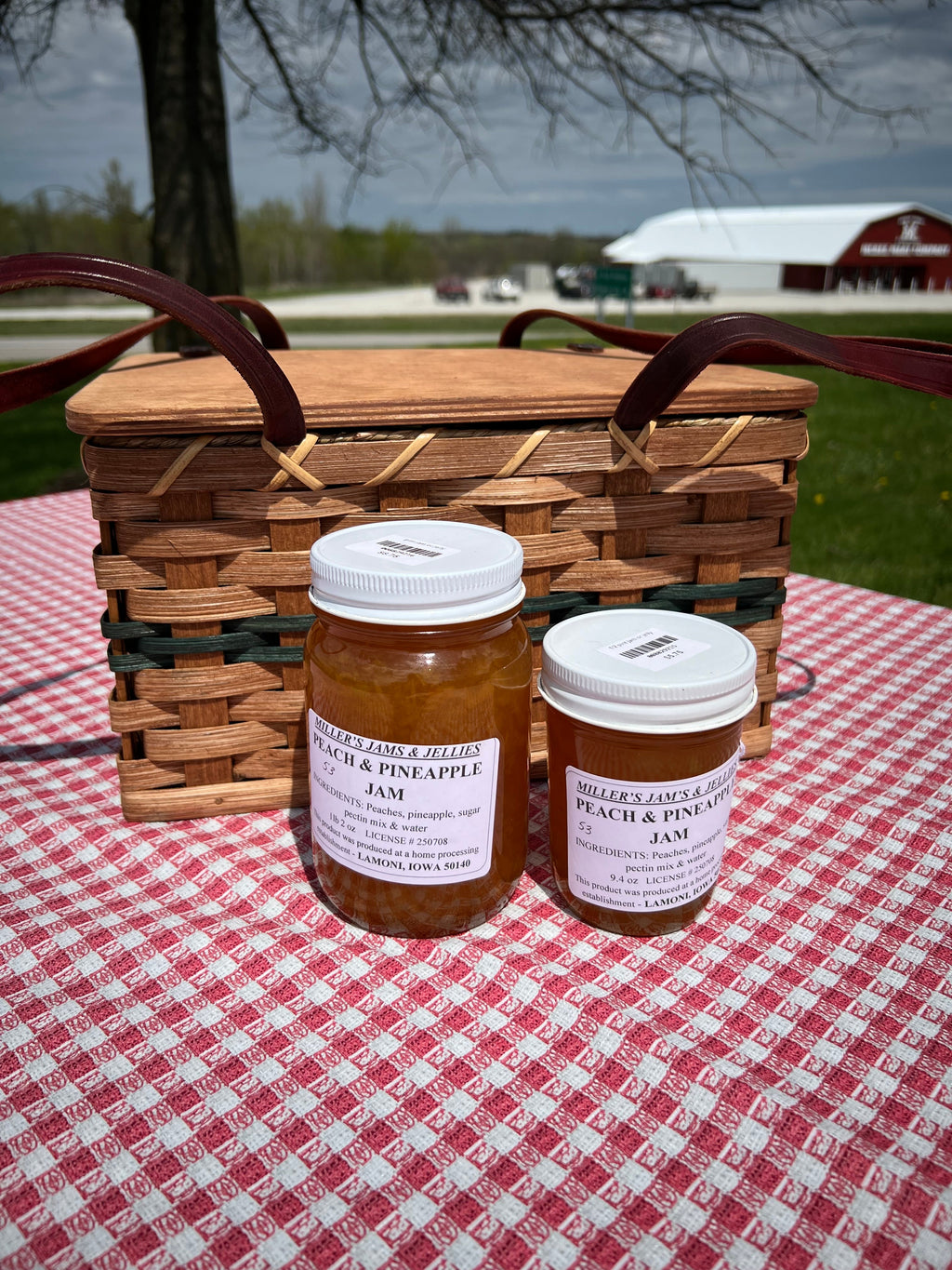 Miller’s Peach & Pineapple Jam | Authentic Local Amish-Made Spread