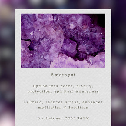 Amethyst En Pointe Earrings