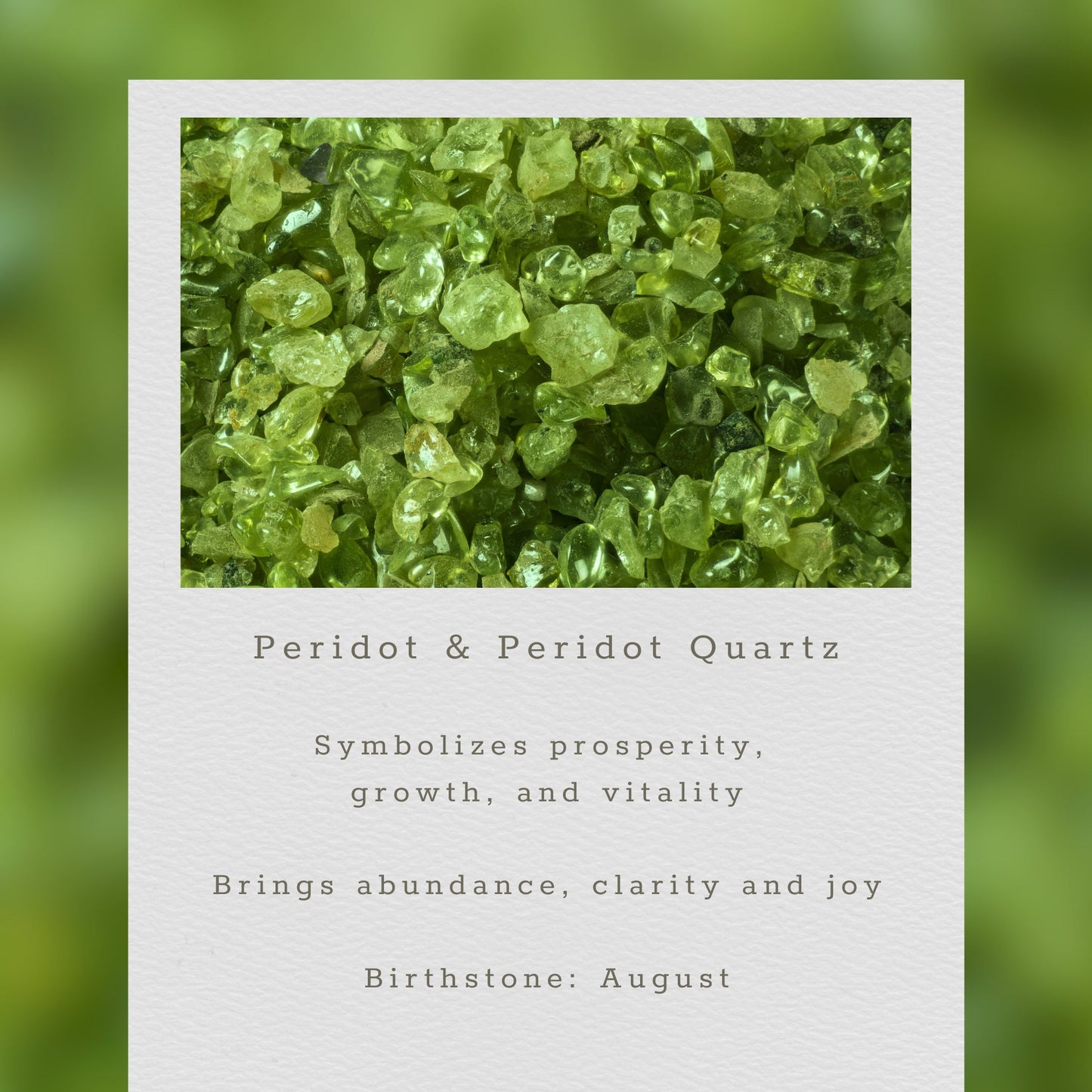 The Airie Earring - Peridot Quartz Gold