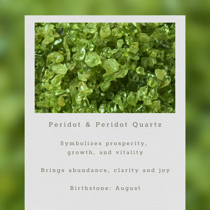 Peridot Halo Mini Gold Pendant