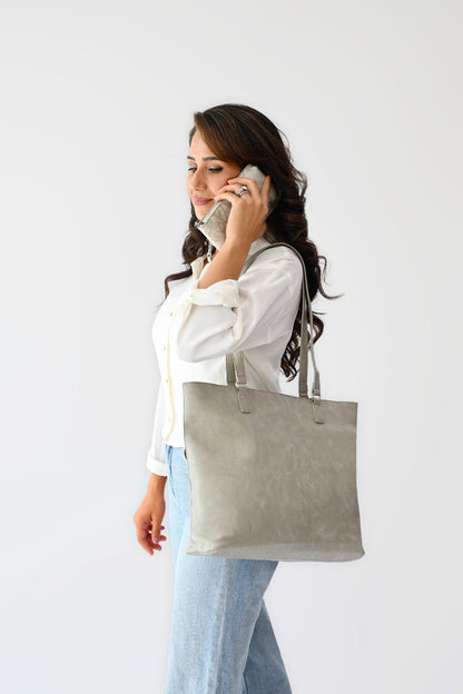 Floral Tote W/Crossbody