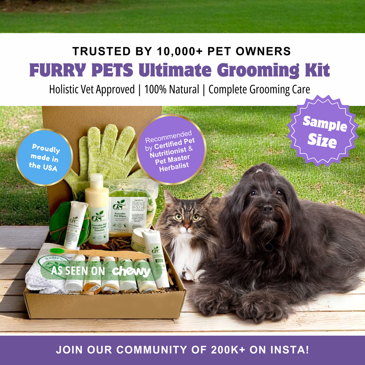 4-FURRY PETS ULTIMATE GROOMING KIT
