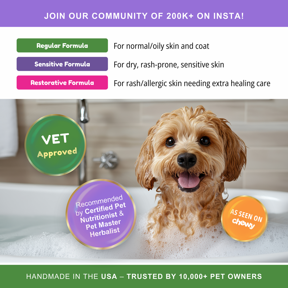 4-FURRY DOGS *RESTORATIVE GROOMING KIT