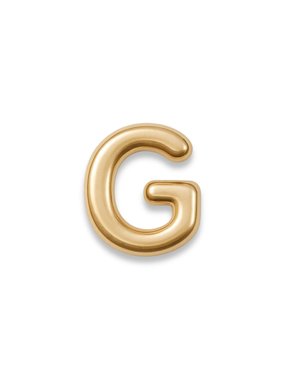 Gold Letter Slide Charms