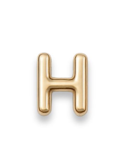 Gold Letter Slide Charms