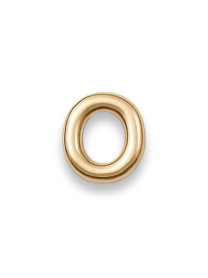 Gold Letter Slide Charms