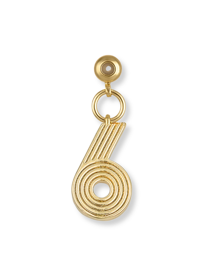 Groove Number Grip Charm