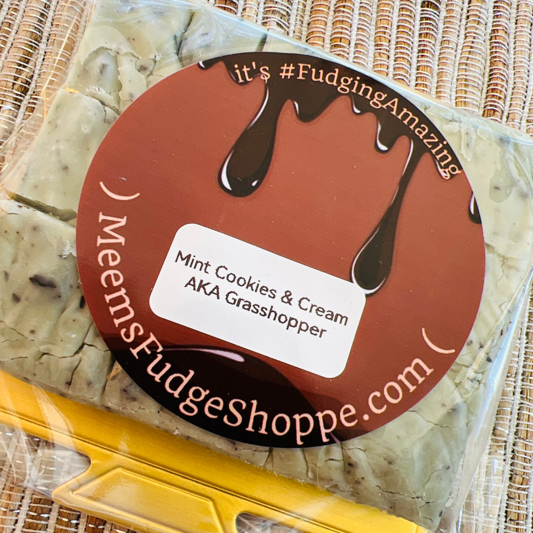Handmade Mint Cookies and Cream Fudge | Meem's Fudge Shoppe