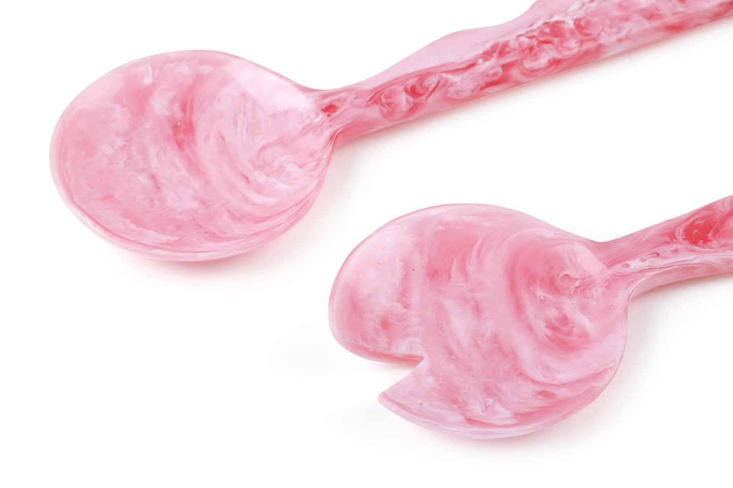 Pink Salad Server | Hand-Poured Resin | 12.40 x 3.93 in