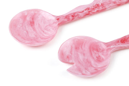 Pink Salad Server | Hand-Poured Resin | 12.40 x 3.93 in