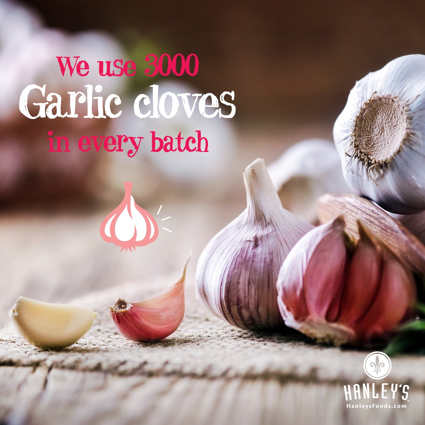 Garlic & Red Wine vinaigrette