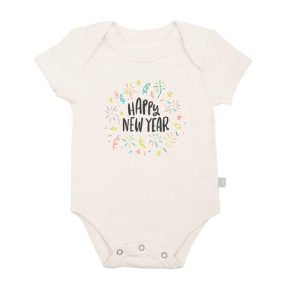 graphic bodysuit | happy new year