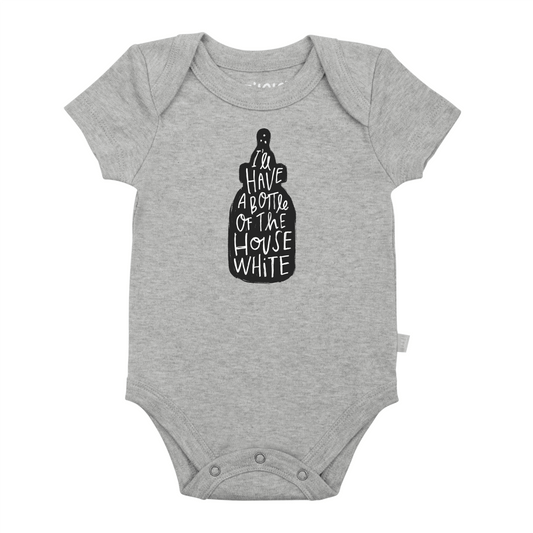graphic bodysuit | house white (heather)