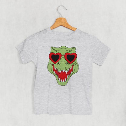 Dino Heart Glasses (Green) (Kids)