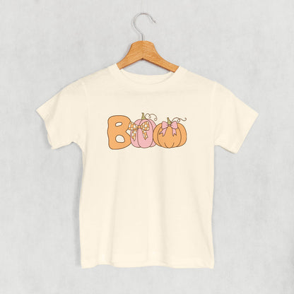 Boo (Pumpkins + Bows) (Kids)