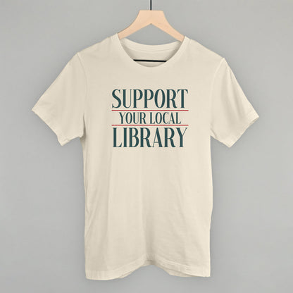 Support Your Local Library Serif