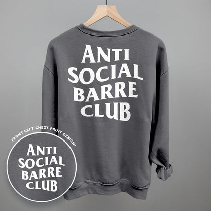 Anti Social Barre Club (White) (Back Print)