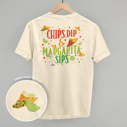 Chips, Dip & Margarita Sips (Back Print)