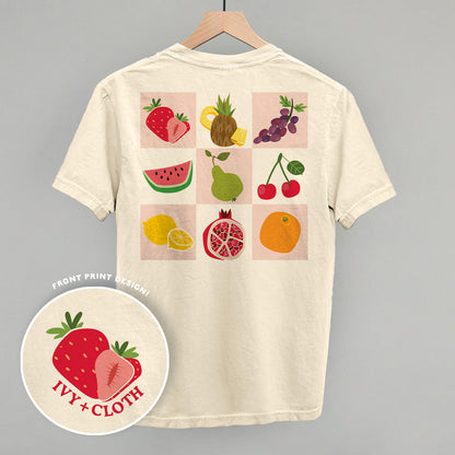 Fruit Grid Doodles (Back Print)