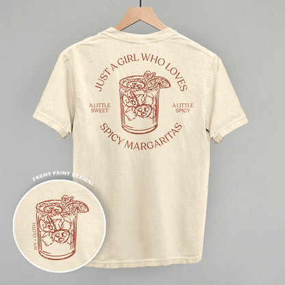 Just A Girl Who Loves Spicy Margaritas (Back Print)