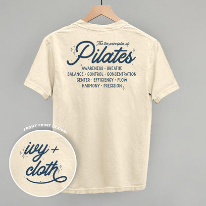 The 10 Principles Of Pilates (Back Print)