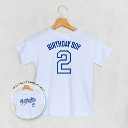Birthday Boy Varsity #2 (Kids Back Print)