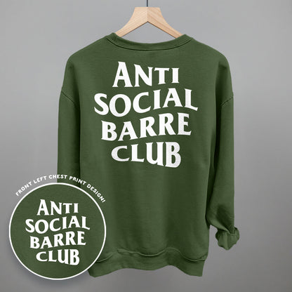 Anti Social Barre Club (White) (Back Print)