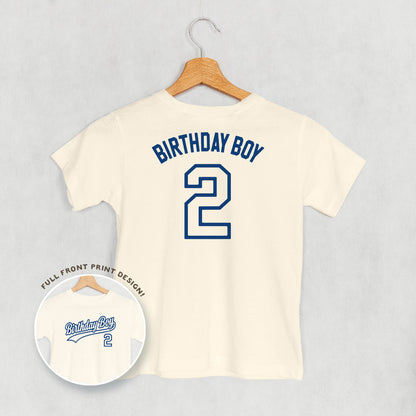 Birthday Boy Varsity #2 (Kids Back Print)