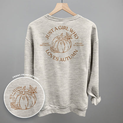 Just A Girl Who Loves Autumn (Back Print)