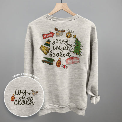 Sorry I'm All Booked Christmas Movies (Back Print)