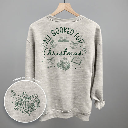 All Booked For Christmas Wreath (Back Print)