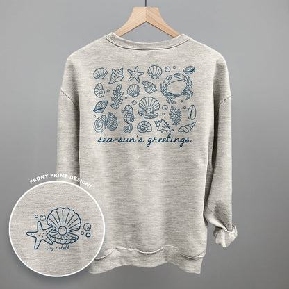 Sea-Sun's Greetings (Back Print)