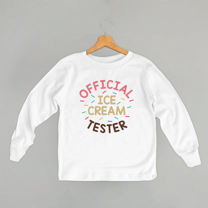 Official Ice Cream Tester (Kids)
