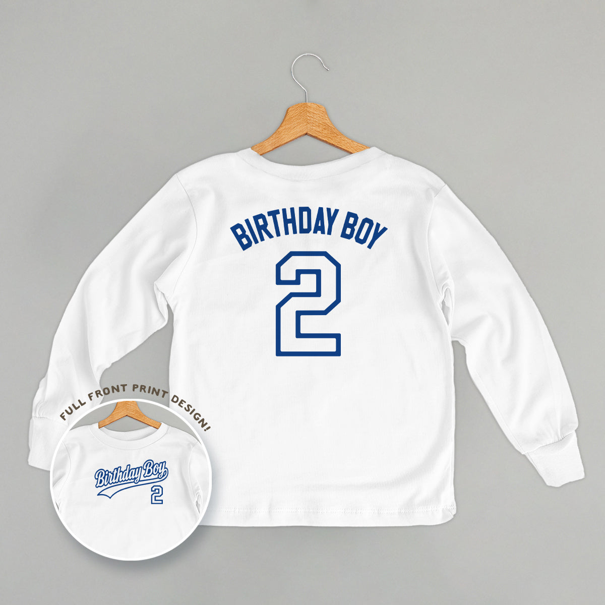 Birthday Boy Varsity #2 (Kids Back Print)