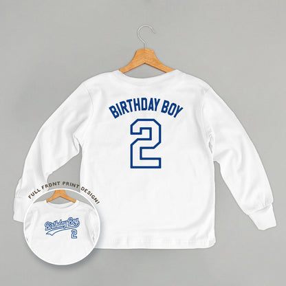 Birthday Boy Varsity #2 (Kids Back Print)
