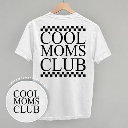 Cool Moms Club Checkered (Back Print)