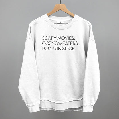 Scary Movies, Cozy Sweaters, Pumpkin Spice