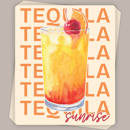 Tequila Sunrise (Decal)